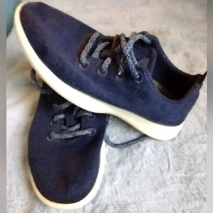 Allbirds Wool Runners Womens Size 7 Dark Blue/Gray
